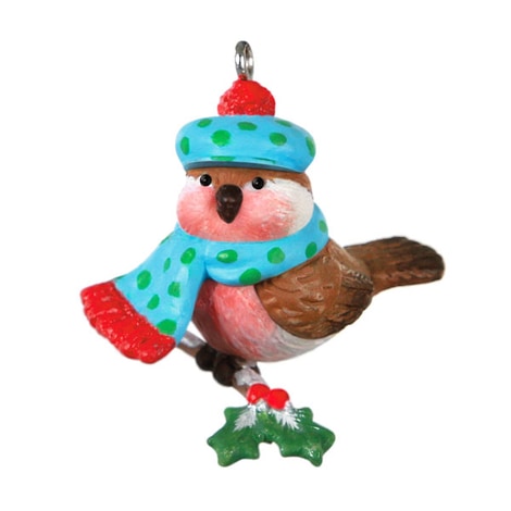 Cozy Critters 2017 Little Songbird in Cozy Hat & Scarf orders Hallmark Ornament