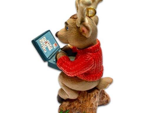 North Pole Dispatch: A Solitaire Reindeer Caught Playing Solitaire in Rare Prototype