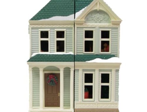 Victorian Dollhouse Facade Revealed